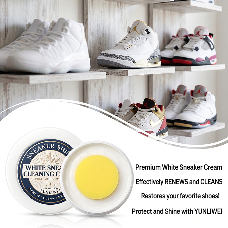 Sneaker Care White - YUNLIWEI Waterless White Shoe Cleaner Cream