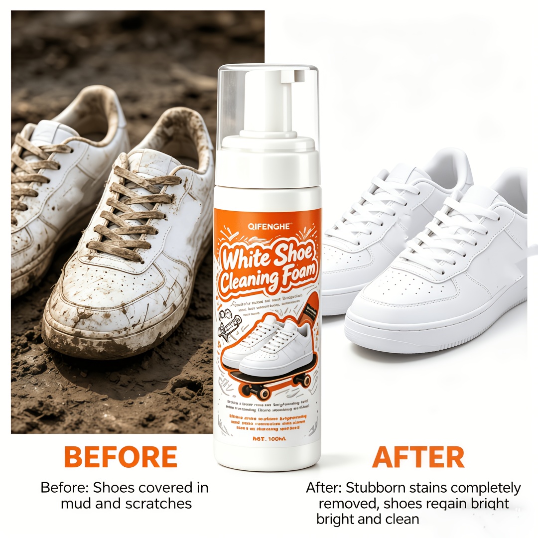 Portable No Rinse White Shoe C – Sneaker Care White Bewertung und Preis