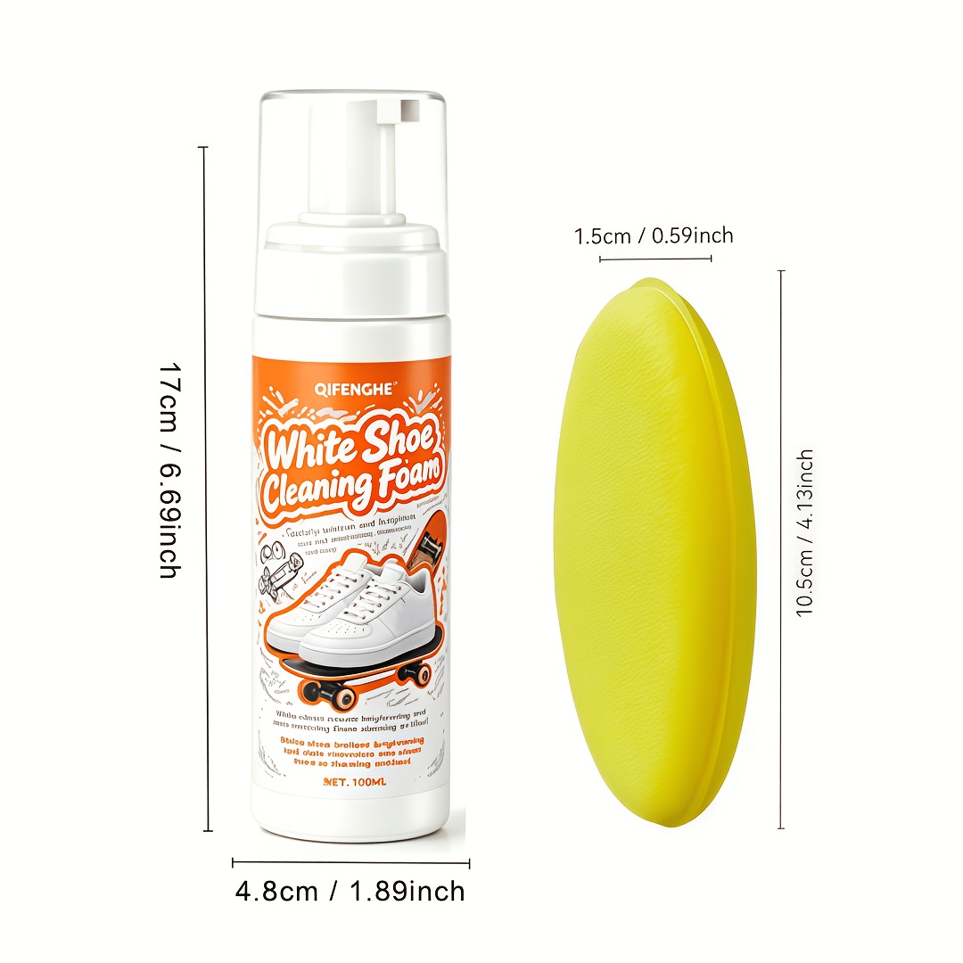 Portable No Rinse White Shoe C – Sneaker Care White Bewertung und Preis