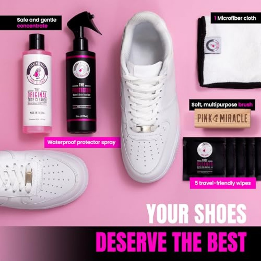 Pink Miracle Shoe Care Kit - I – Sneaker Care Cleaner Bewertung und Preis