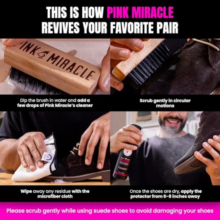 Pink Miracle Shoe Care Kit - I – Sneaker Care Cleaner Bewertung und Preis