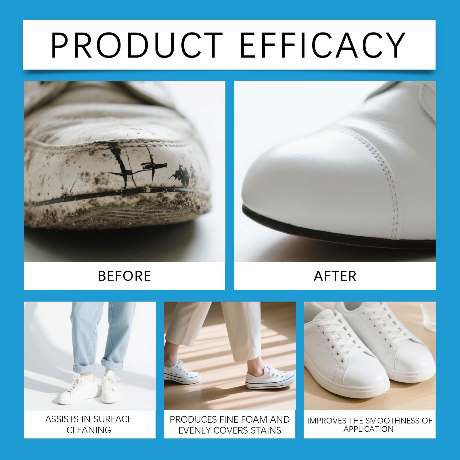 White Shoe Cleaner Cream Sneak – Sneaker Care White Bewertung und Preis