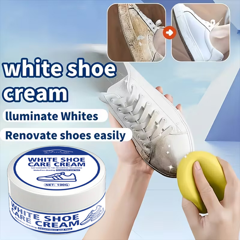 White Sneaker Care Cream with  – Sneaker Care Whitener Bewertung und Preis