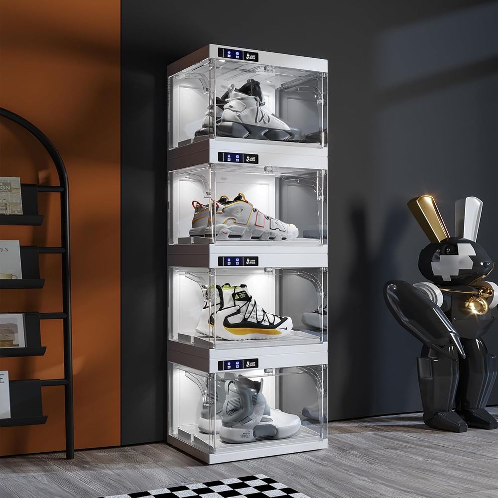 Smart LED Shoe Organizer, Clea – Sneaker Case Bewertung und Preis