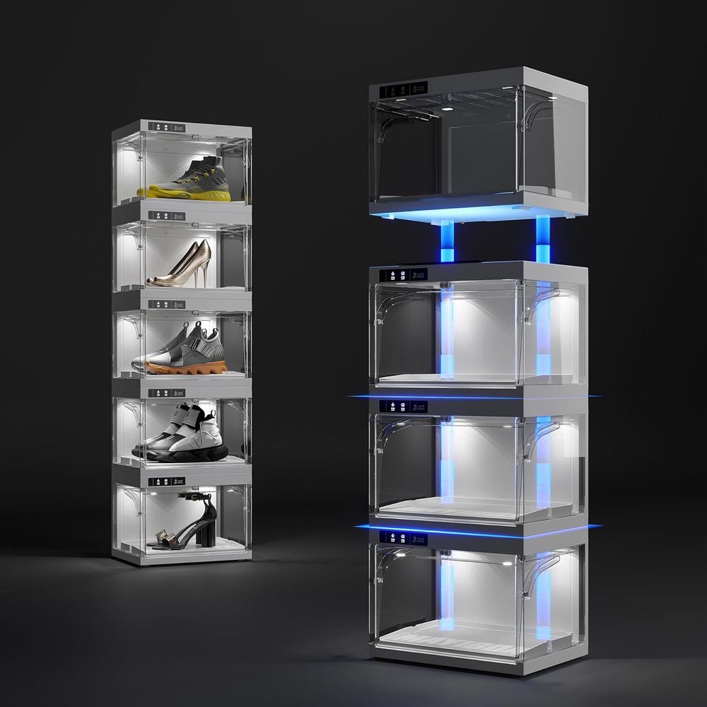 Smart LED Shoe Organizer, Clea – Sneaker Case Bewertung und Preis