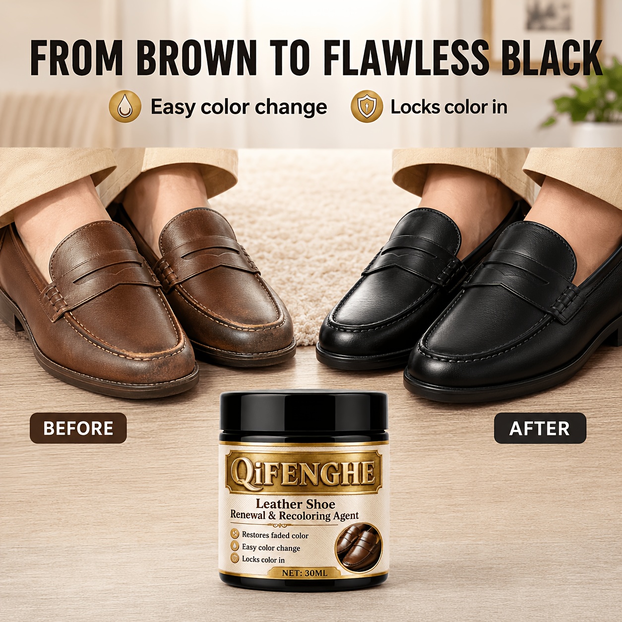 Leather Shoe Renewal Recolorin – Shoe Polish Cream Bewertung und Preis