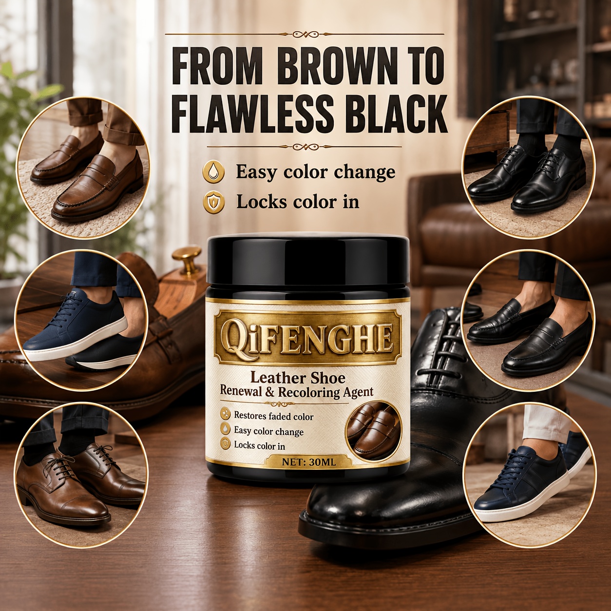 Leather Shoe Renewal Recolorin – Shoe Polish Cream Bewertung und Preis