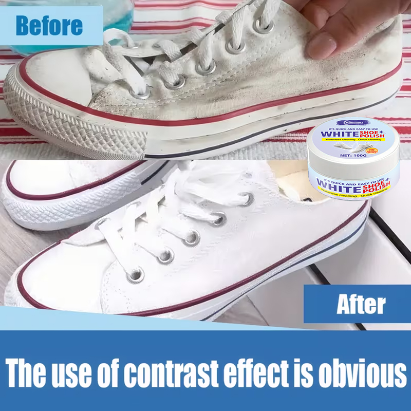 White Shoe Care Cream, Polishi – Sneaker Care Whitener Bewertung und Preis