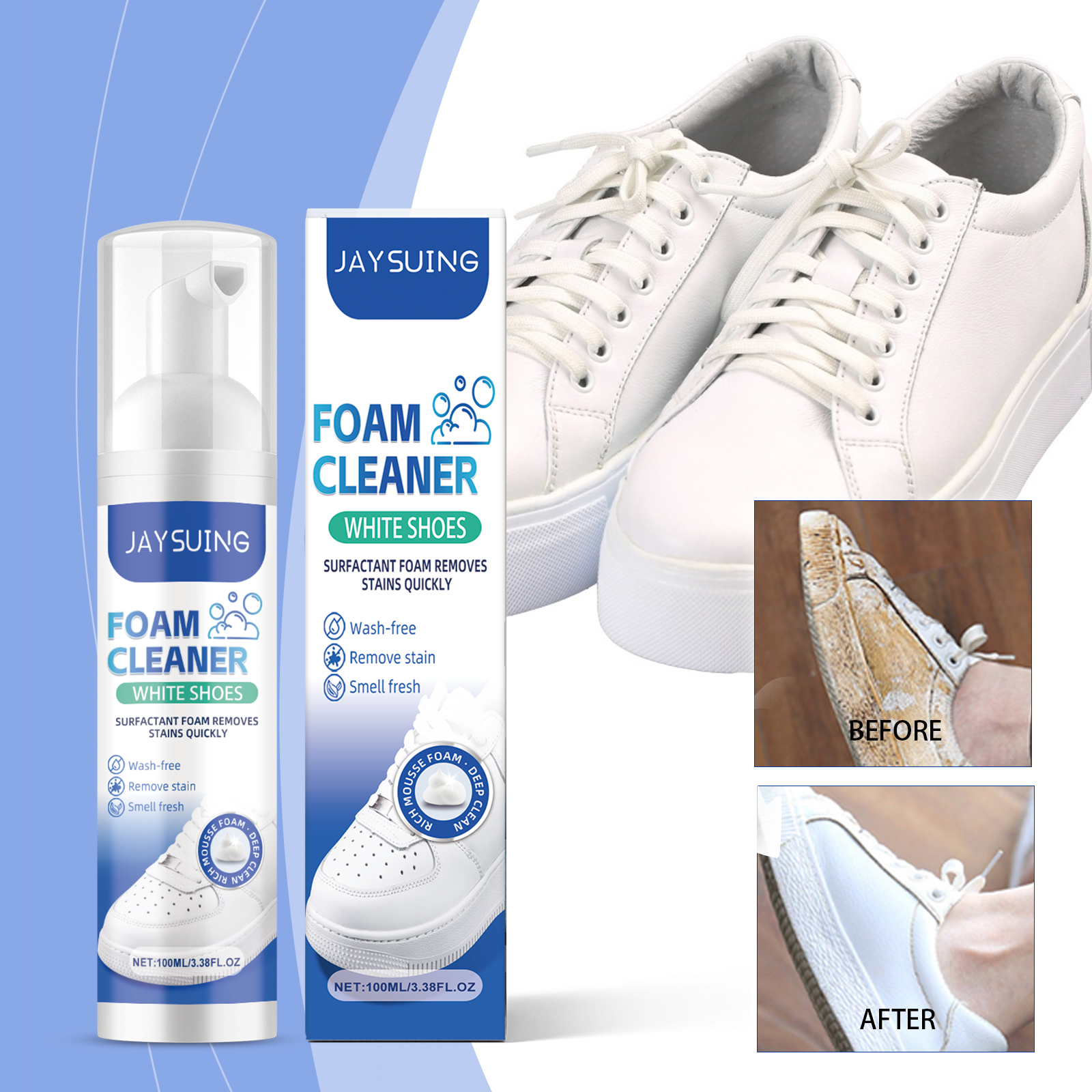 White Shoes Foam Cleaner No Ri – Sneaker Care White Bewertung und Preis