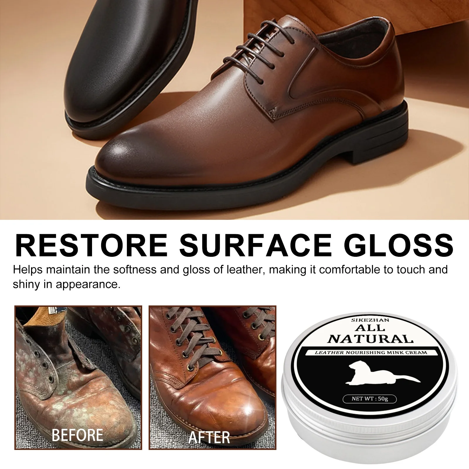 SIKEZHAN Leather Sofa Cleaner  – Shoe Polish Cream Bewertung und Preis