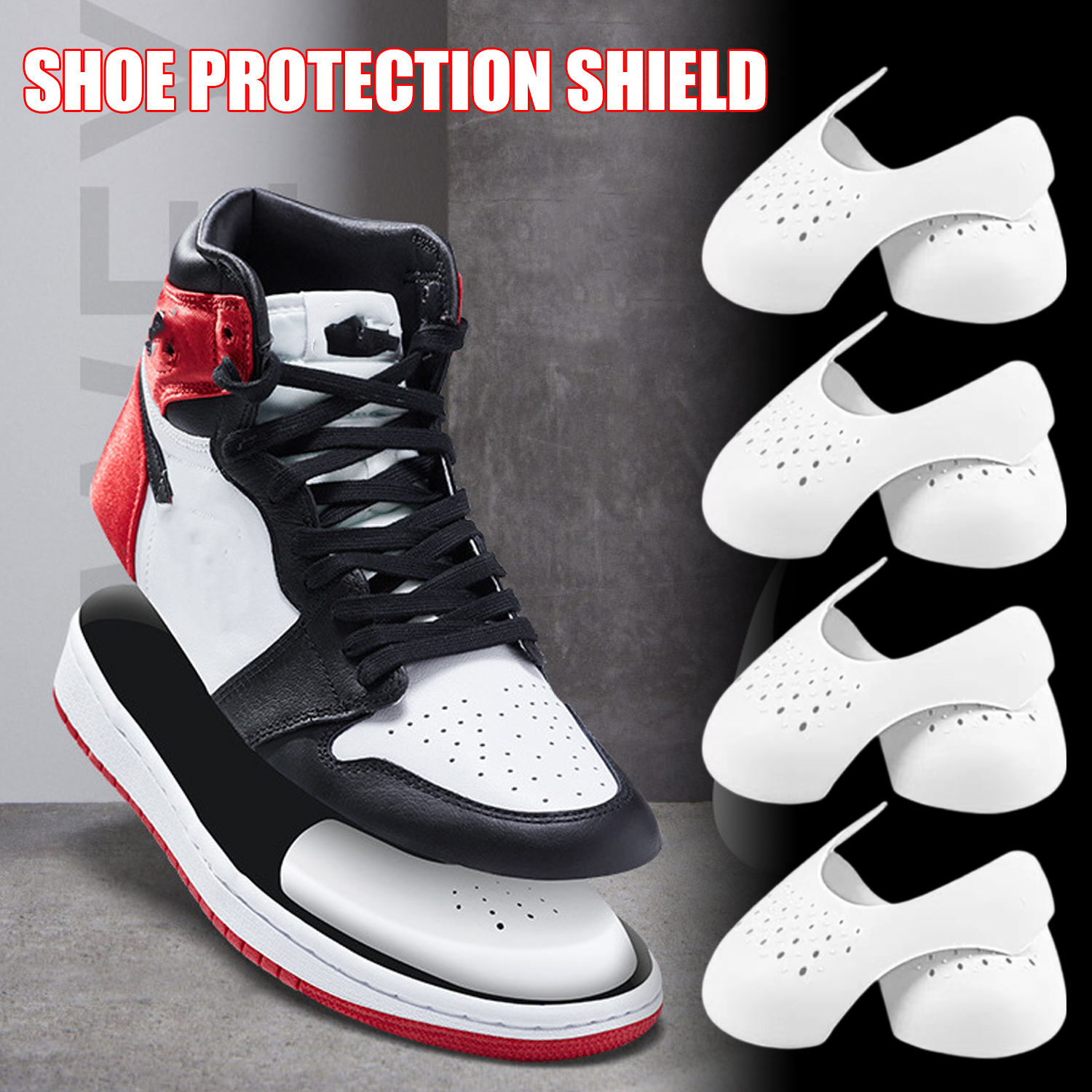 10Pcs Protector Shoe Head Stre – Crease Protector Toe Bewertung und Preis