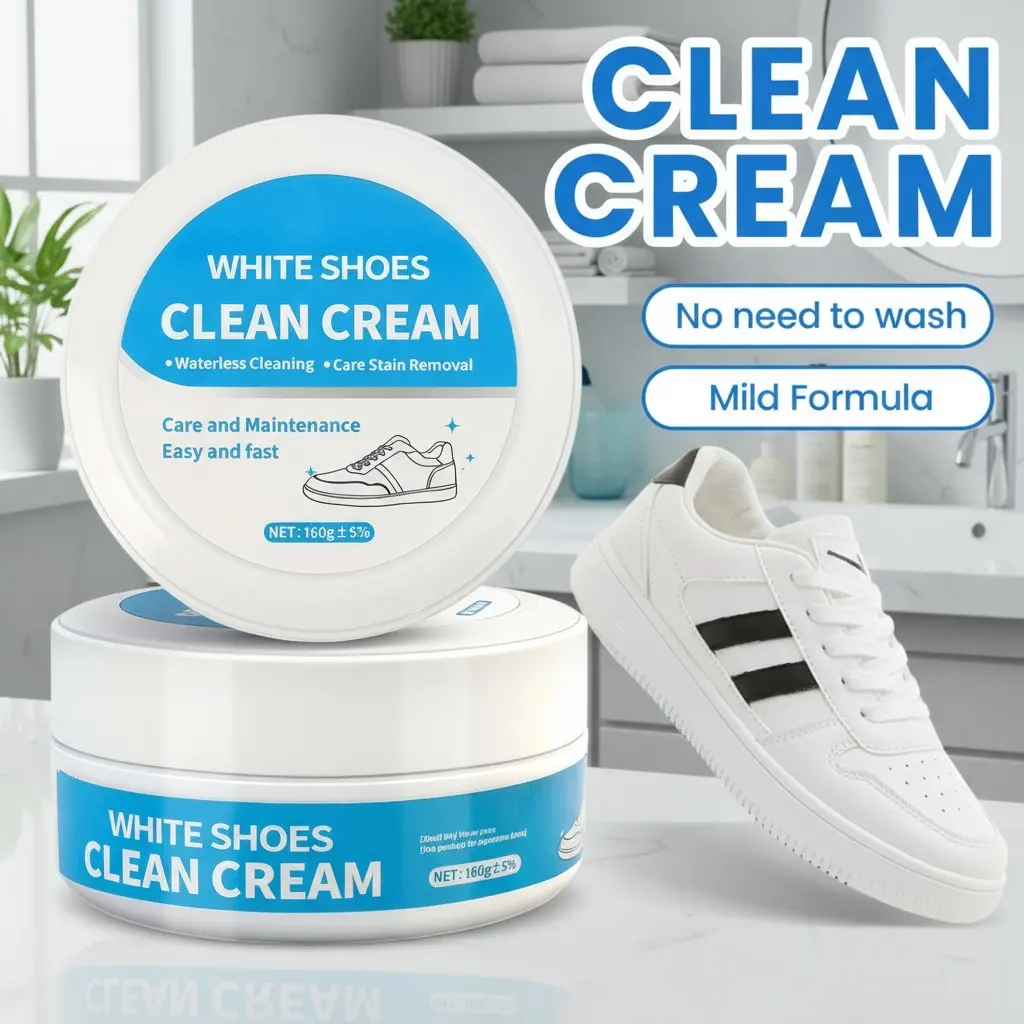 White Shoe Cleaner Cream Sneak – Sneaker Care Whitener Bewertung und Preis