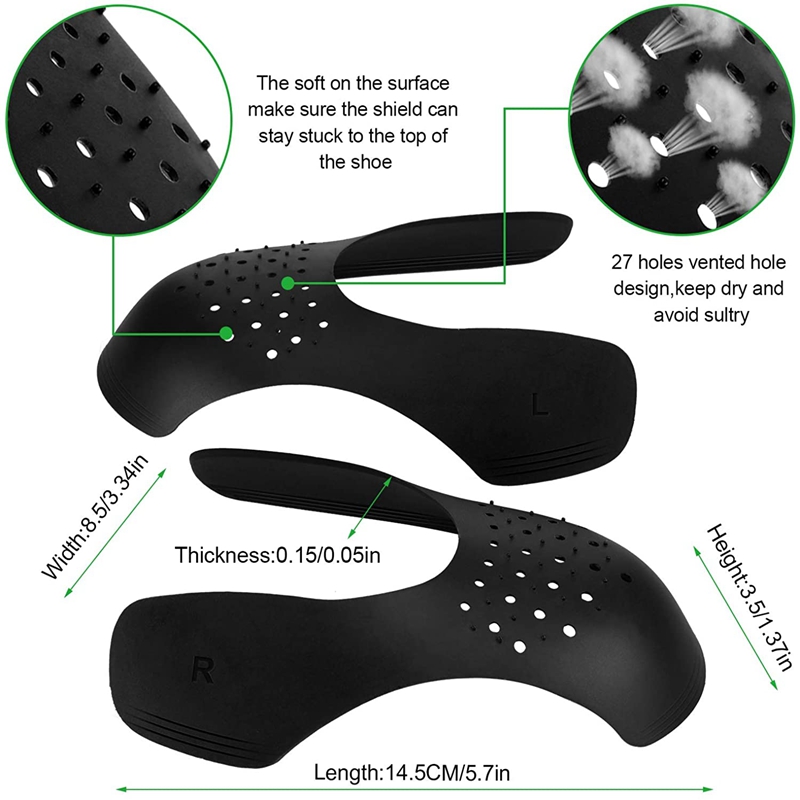 4Pcs Crease Protector Shoe Hea – Crease Protector Toe Bewertung und Preis