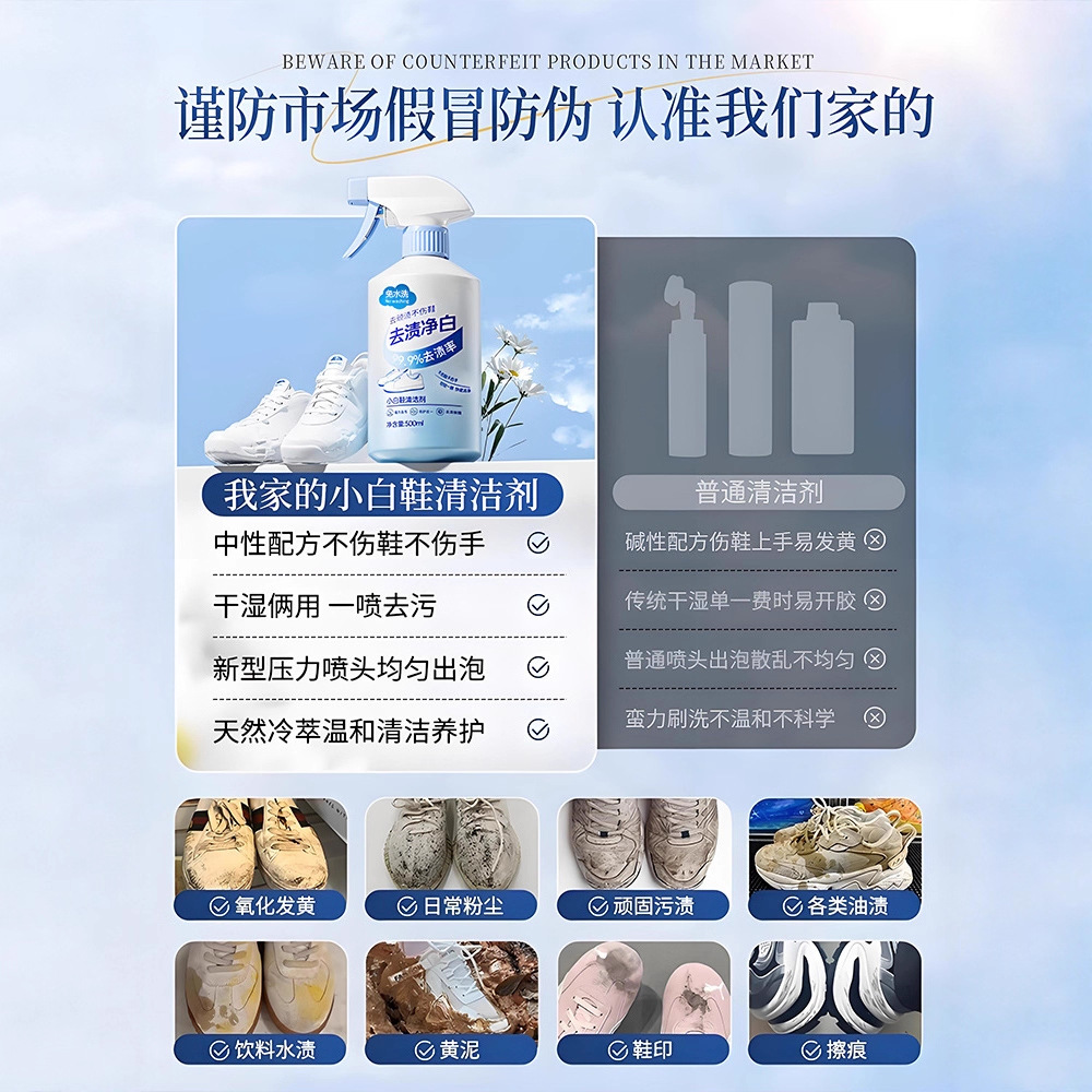 500ml white shoe cleaner no cl – Sneaker Care White Bewertung und Preis